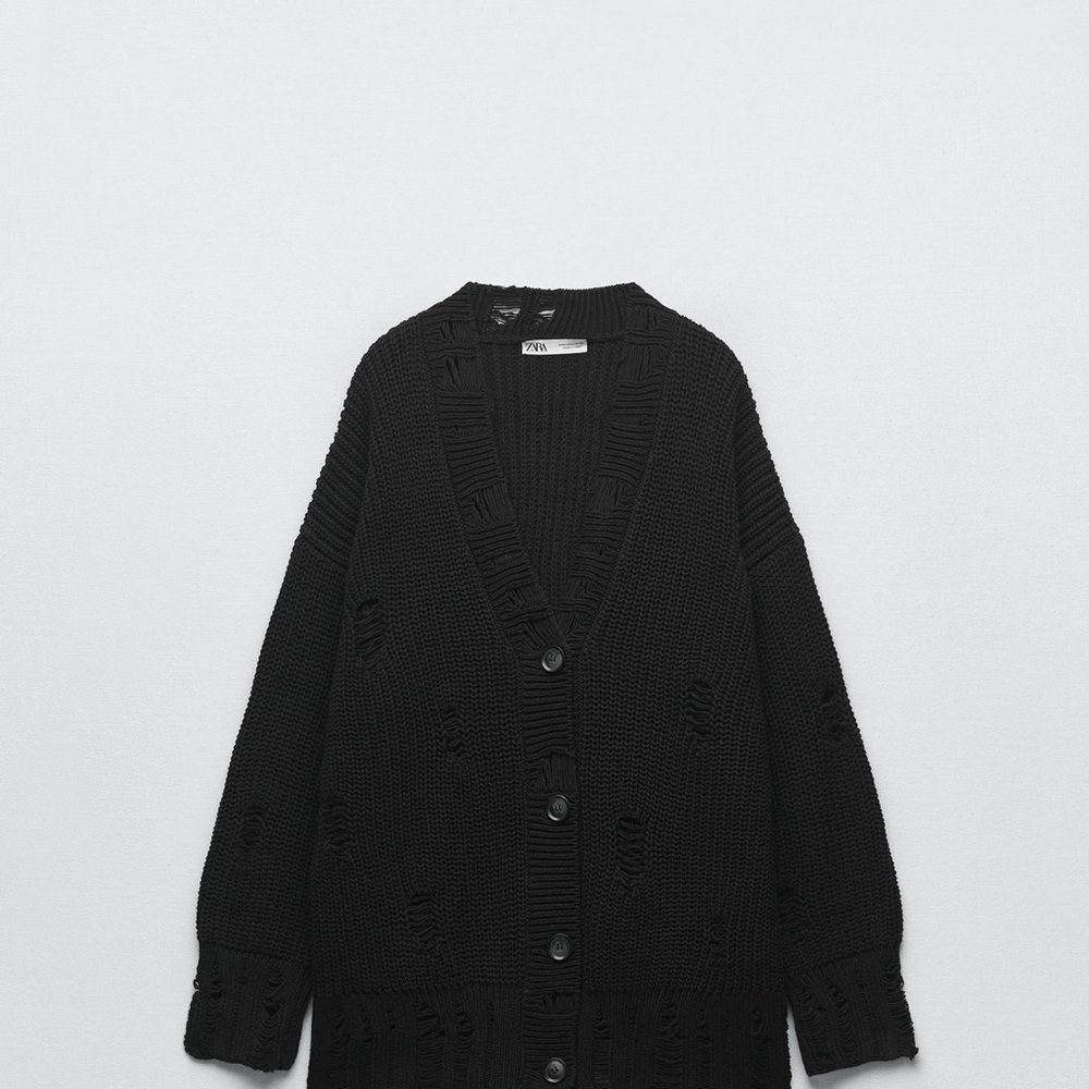 Black Knit Women's Sweater